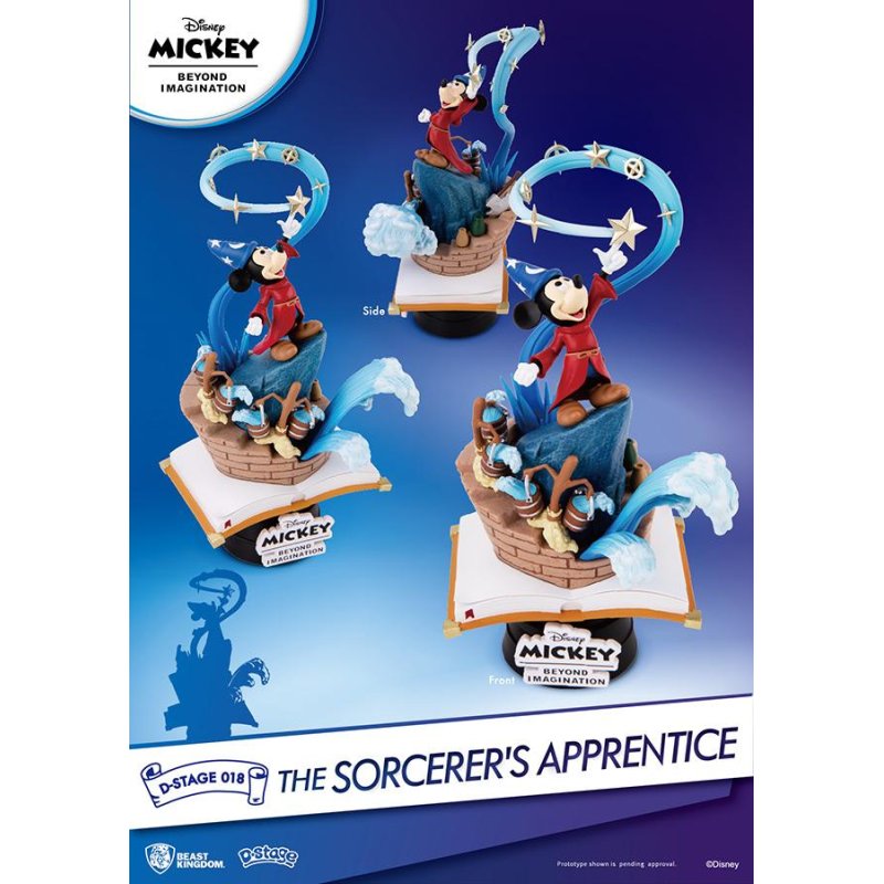 Mickey Beyond Imagination diorama PVC D-Stage The Sorcerer's Apprentice 15 cm