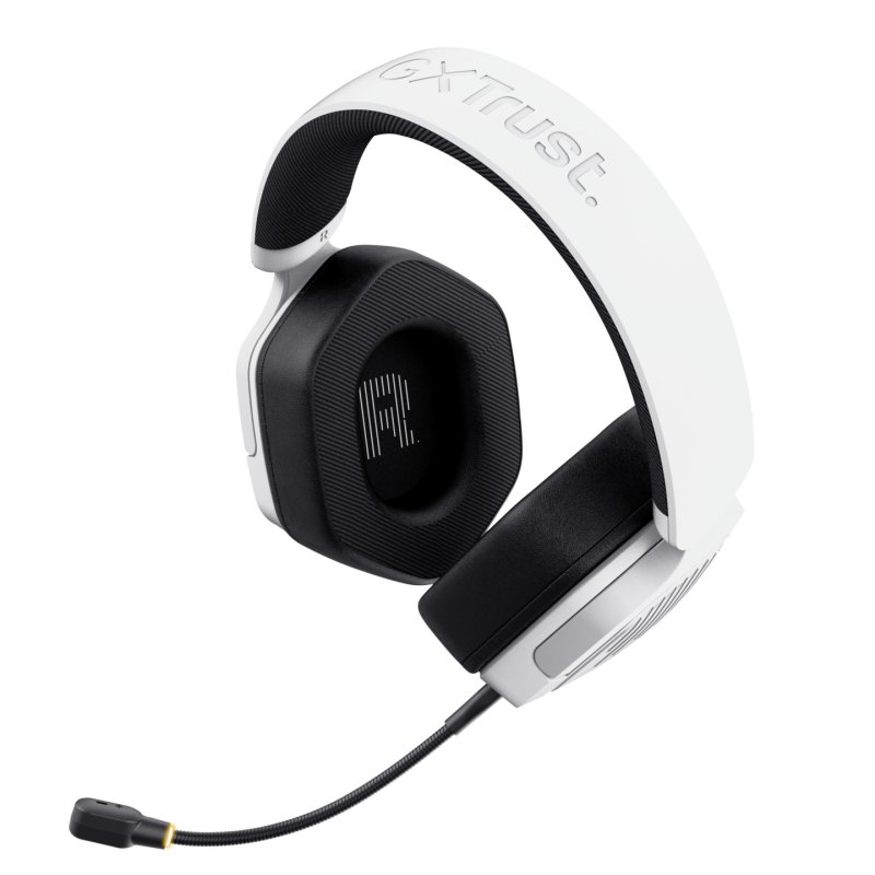Trust GXT 493W Carus Headset Wired & Wireless Head-band, Helmet Gaming USB Type-C / USB Type-A Bluetooth White