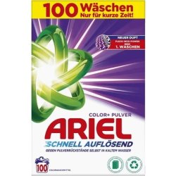 ARIEL Lessive en poudre Color , 6 kg - 100 lavages