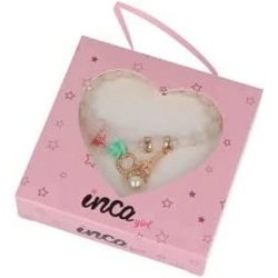 Bracelet With Paris Charms In Gift Box, Unico, Synthetic, No Gemstone