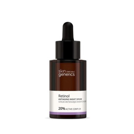 SKIN GENERICS Anti-Aging Serum with Retinol and Vitamin C 30ml - Paraben-Free and 100% Vegan