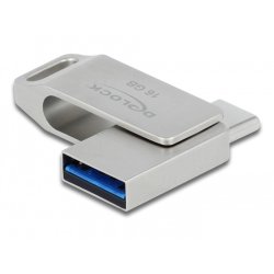 DeLOCK Clé USB 5 Gbps USB-C Type-A 16 GB - Boitier métallique