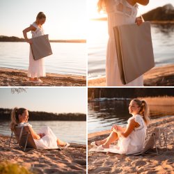 Scandinavian Collection - Foldable beach mat - 149x50 cm