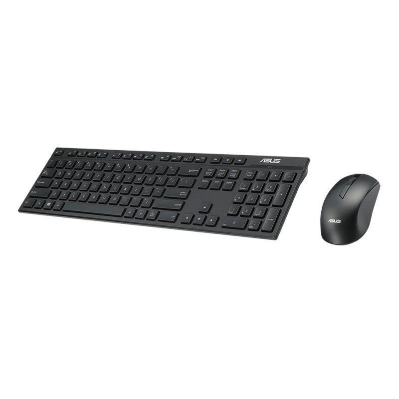 COMBO TECLADO RATON ASUS W2500 WIRELESS BLACK