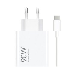 Xiaomi Travel Charger HyperCharge Combo Type-A 90W White EU BHR07ZBEU