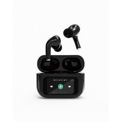 AURICULARES GEMBIRD BT TWS IN-EAR CON PANTALLA LCD Y CANCELACION DE RUIDO NEGRO