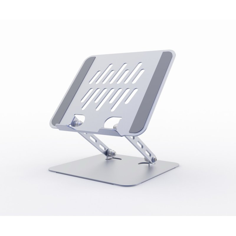 SOPORTE ELEVADOR PLEGABLE PARA PORTATIL GRIS ESPACIAL