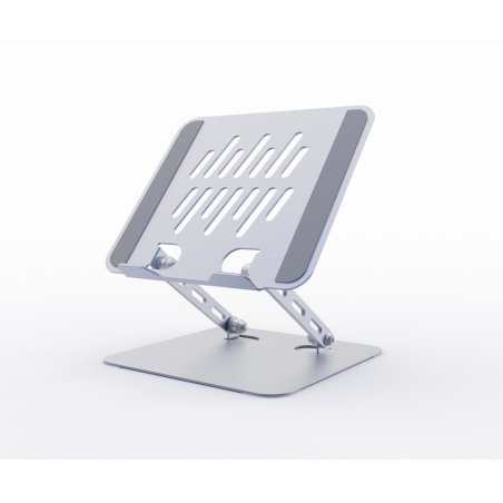 SOPORTE ELEVADOR PLEGABLE PARA PORTATIL GRIS ESPACIAL