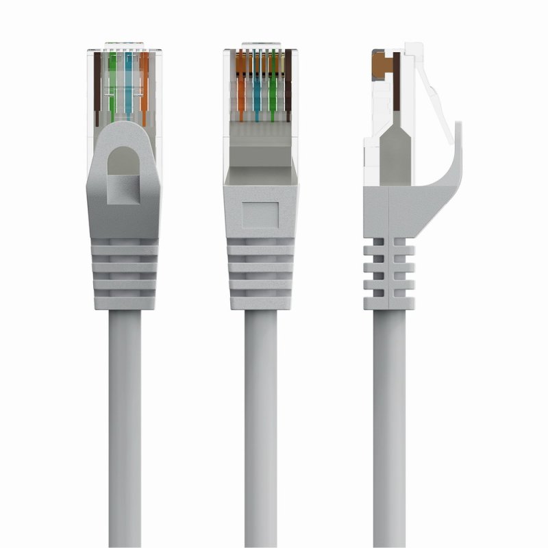 CABLE RED GEMBIRD UTP CAT6 1M COBRE GRIS