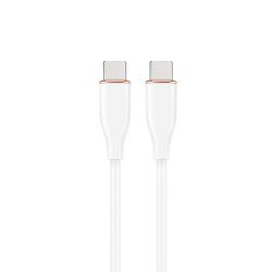 CABLE DE CARGA Y DATOS GEMBIRD (PD) TIPO-C SILICONA ALTA CALIDAD 1,5M BLANCO