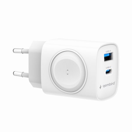 Gembird TA-UC-PDQCW20-01-W chargeur d'appareils mobiles Universel Blanc Secteur Charge rapide Intérieure