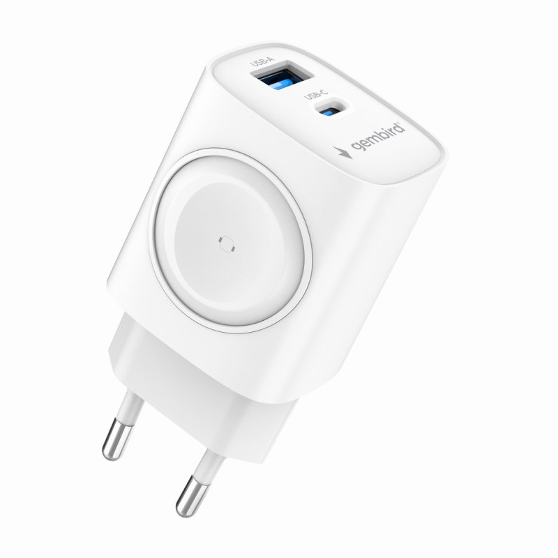 Gembird TA-UC-PDQCW20-01-W chargeur d'appareils mobiles Universel Blanc Secteur Charge rapide Intérieure
