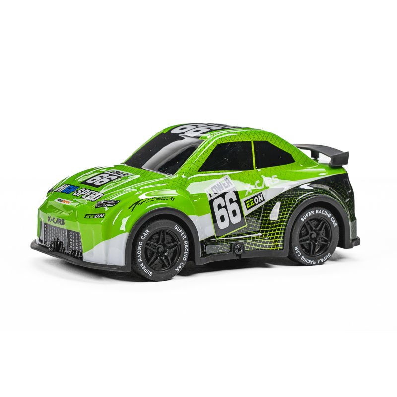 TEC-TOY - Mini Rally R/C 1:24 2,4GHz w/light, green (471274)