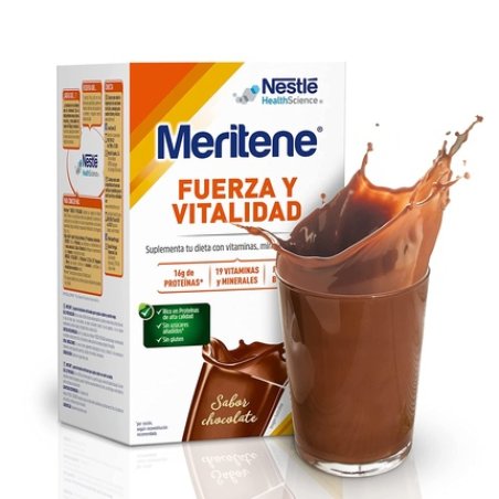 Meritene Chocolate 15 Sachets 30g - Chocolate Flavor