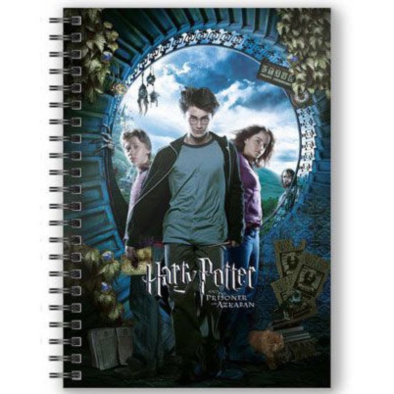 HARRY POTTER - Effet 3D Harry Potter & Prisonnier d'Azkaban - Cahier