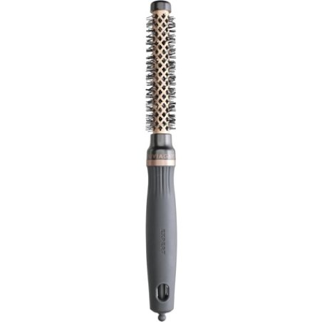 Olivia Garden Expert Blowout Heat Nylgard Bristles 15mm Bronze High-performance Blowout Hair Brush for Thicker, Frizzy