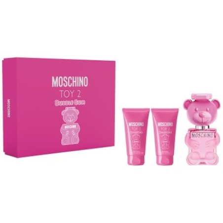 Moschino Toy 2 Bubble Gum Eau De Toilette 50ml With Body Lotion 50ml And Shower Gel 50ml