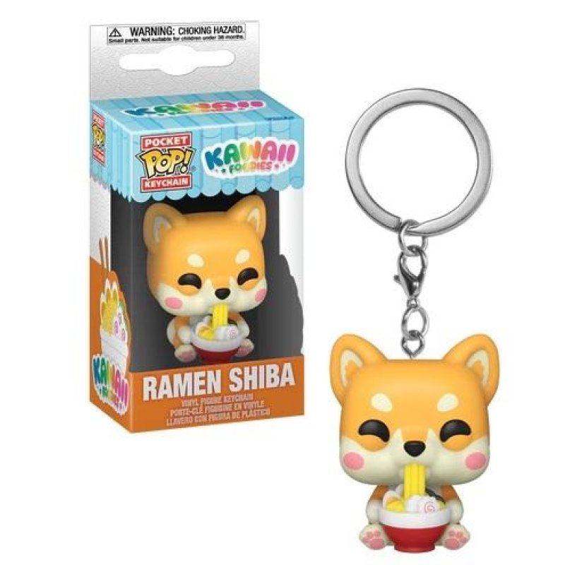 KAWAII FOODIES - Pocket Pop Keychains - Ramen Shiba