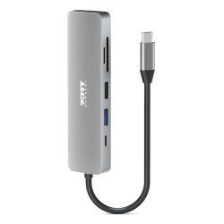 Port Designs 900162 interface hub USB Type-C Silver