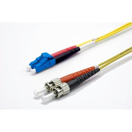 20m LC-UPC/ST-UPC G652D OS2 2.0mm LS0H yellow zip cord
