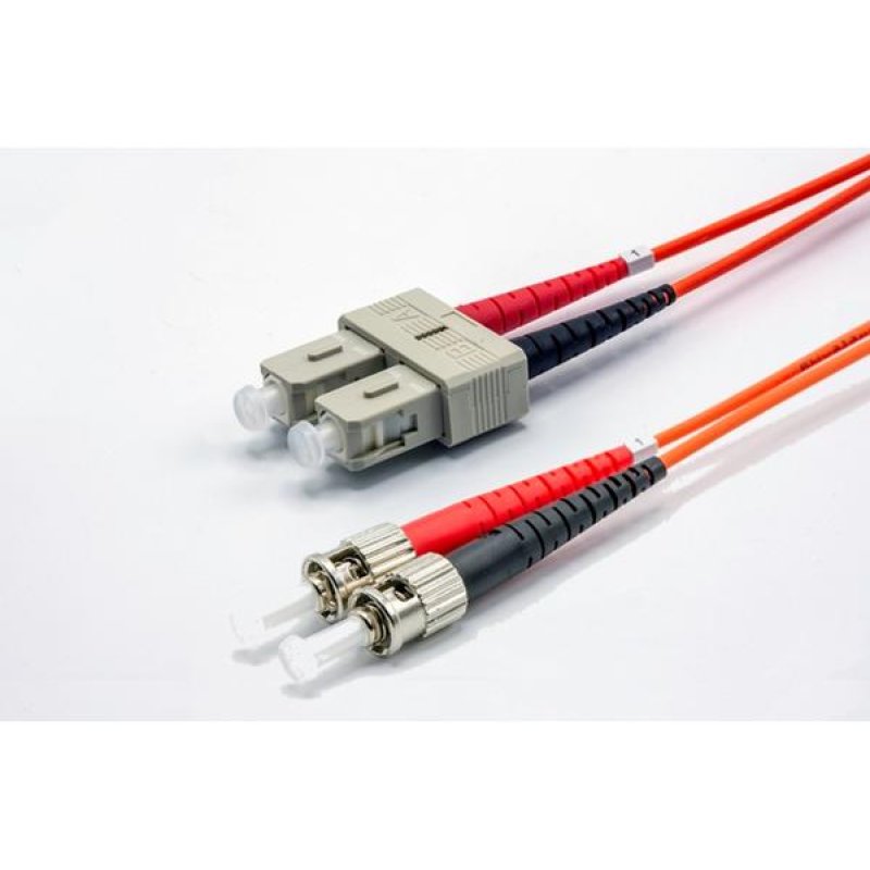 50m SCPC/ST 50/125 OM2 2.0mm LS0H orange zip cord