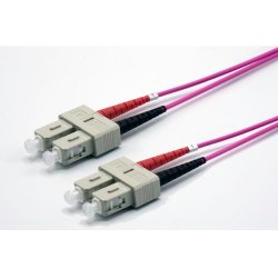0.5m SC-UPC/SC-UPC 50/125 OM4 2.0mm LS0H erika zip cord