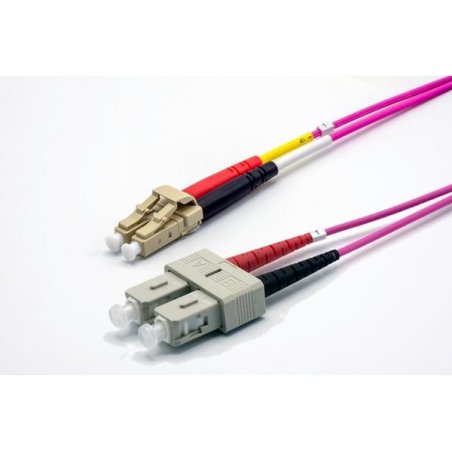 10m SC-UPC/LC-UPC 50/125 OM4 2.0mm LS0H erika zip cord