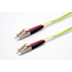 50m LC-UPC/LC-UPC 50/125 OM5 2.0mm LS0H lime zip cord