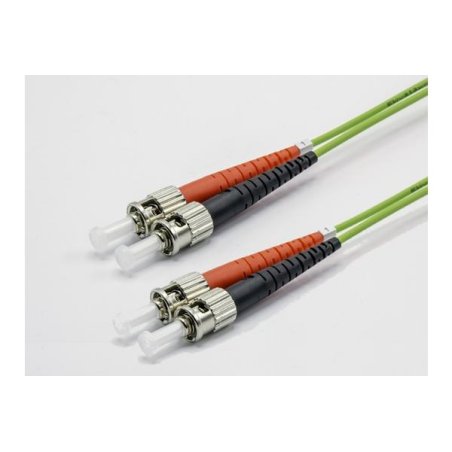 50m ST-UPC/ST-UPC 50/125 OM5 2.0mm LS0H lime zip cord