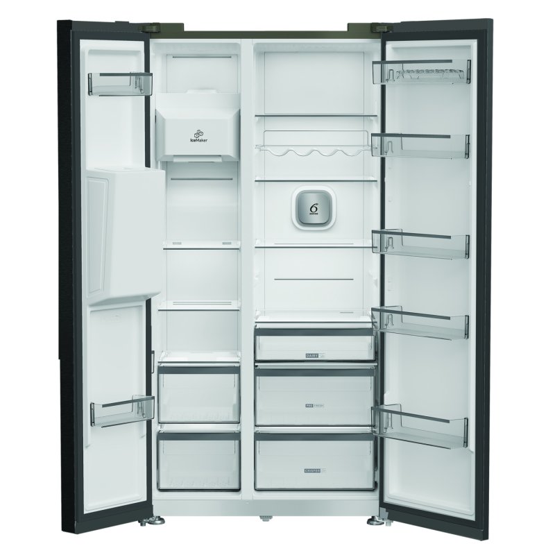 Whirlpool WHG2 6574W XK5E frigo américain Pose libre 578 L D Noir