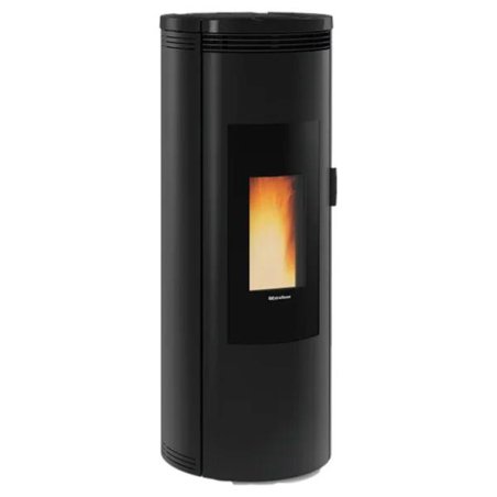 1290004-POELE A GRANULES ETANCHE-8KW-A -FLAMME VERTE 7*-CSTB-FOYER FONT *