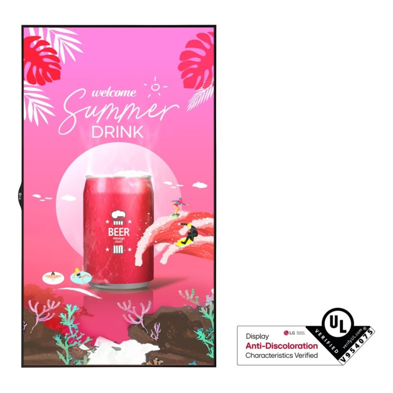 LG 49XS4P Écran d'affichage dynamique Écran plat de signalisation numérique 124,5 cm (49") LED 4000 cd/m² Full HD