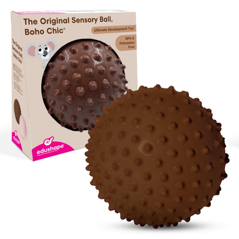 Edushape - Sensory Ball - 18 Cm - Brown (E705176br)
