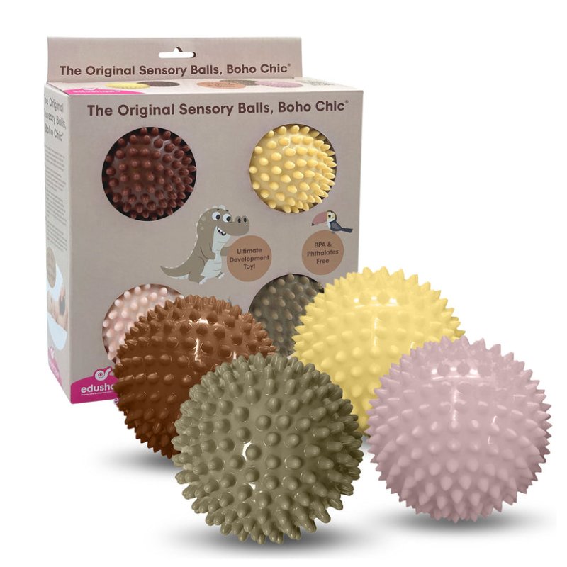 Edushape - Sensory balls - small - 10 cm - 4 pcs (E705174bc)