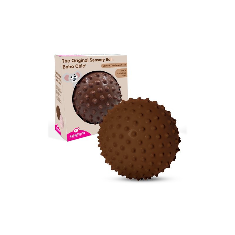 Edushape - Sensory Ball - 18 Cm - Brown - Without air (E705176Dbr)