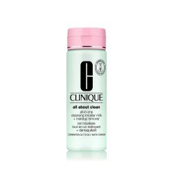 Clinique All About Clean All-In-One Cleansing Micellar Milk and Makeup for Combination to Oily Skin Women 6.7 oz