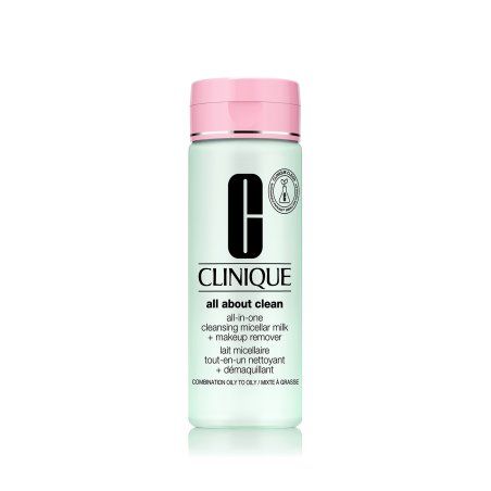 Clinique All About Clean All-In-One Cleansing Micellar Milk and Makeup for Combination to Oily Skin Women 6.7 oz