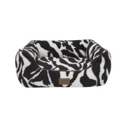 Nordic paws - Zebra Comfort Dogbed - Zebra Pattern - M 60 x 52 x 20 cm