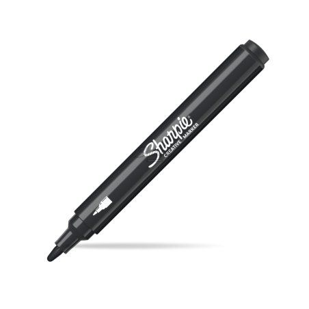 Sharpie - Creative Marker Acrylic Paint Pens - Bullet Tip Water-Based Paint Markers - Black - 6 Count (SKU: 2218123)