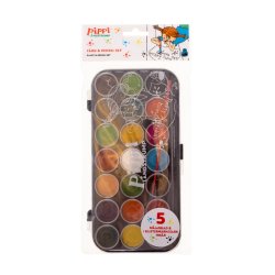 Pipi - Paint & Brush Set, Water Col. (063605221)