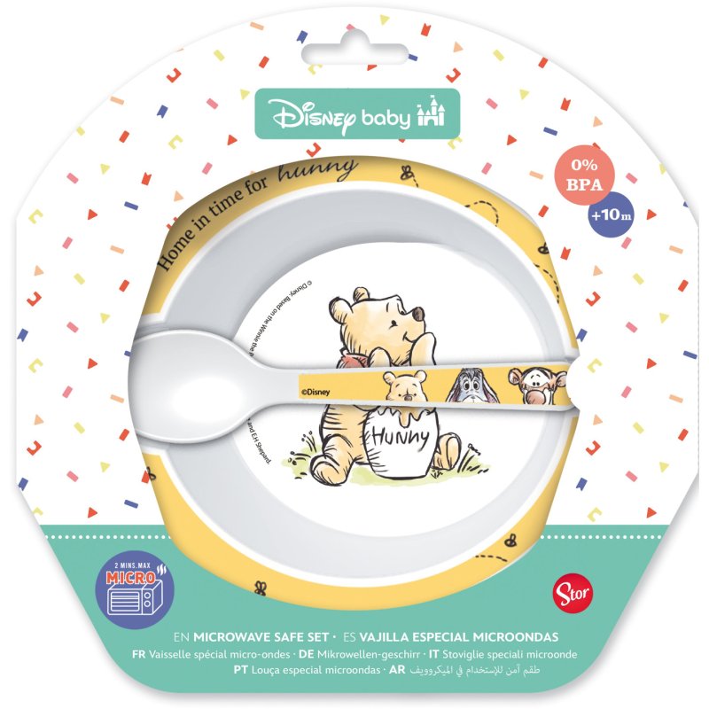 Stor - Baby 2-pc. Set - Bowl Spoon, WTP