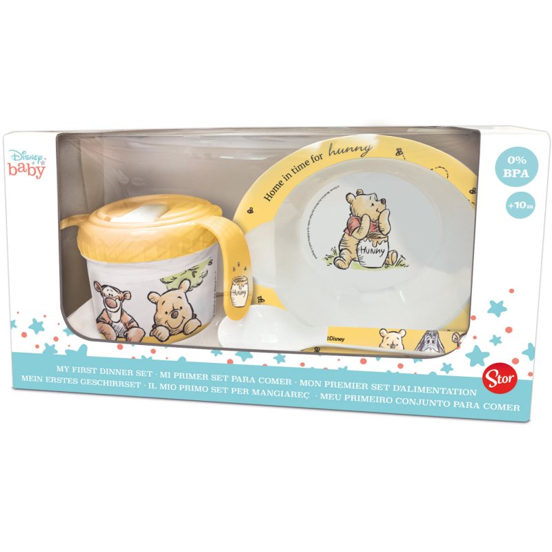 Stor - BABY 3-pc. GIFT BOX SET - mug, bowl & spoon - WTP