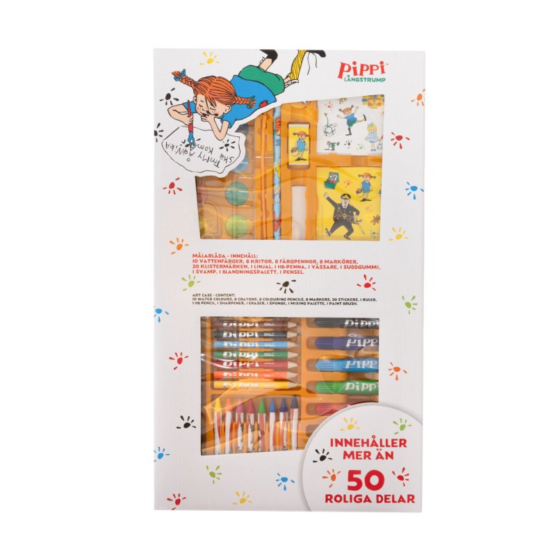 Pippi & Herr Nilsson - 52 pcs. Art Case (063606952)