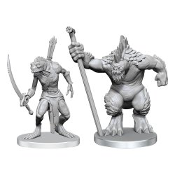 Pathfinder Deep Cuts miniatures à peindre Xulgath Skirmisher & Stoneliege