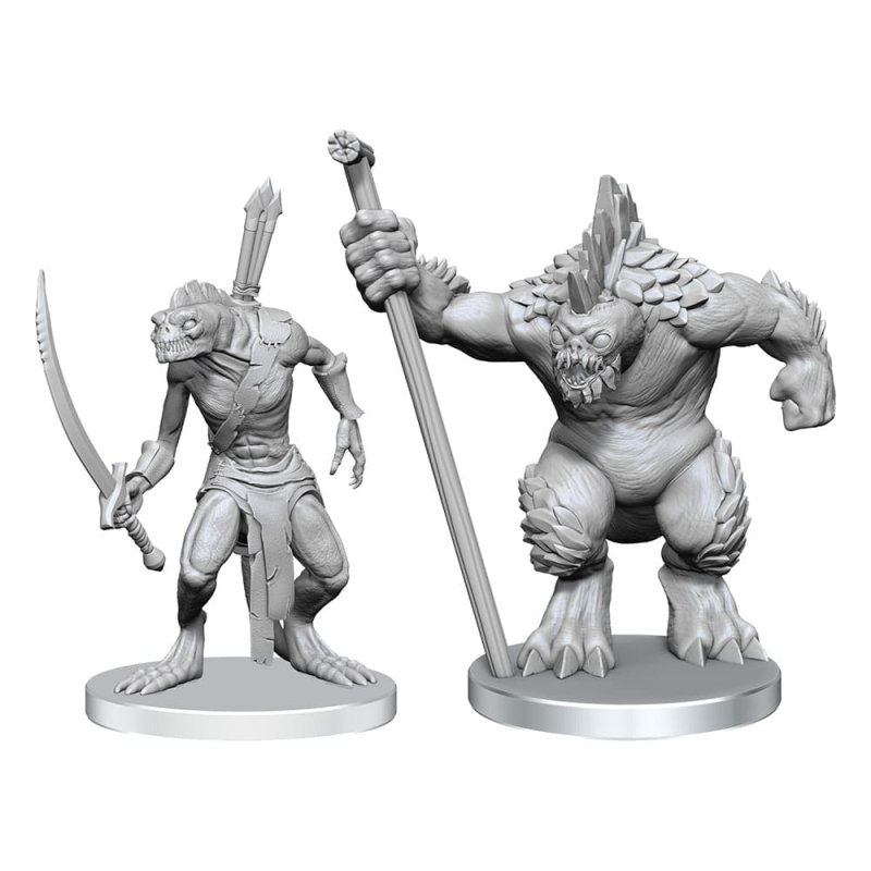 Pathfinder Deep Cuts miniatures à peindre Xulgath Skirmisher & Stoneliege