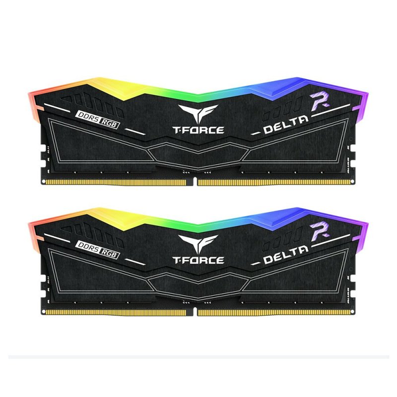 DDR5 TEAMGROUP T-FORCE DELTA RGB 16GB X2 6400 NEGRO