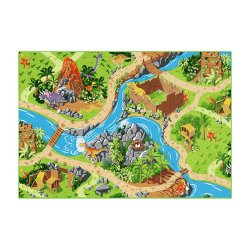 Rebel - Play rug - Dino world - 95 x 133 cm