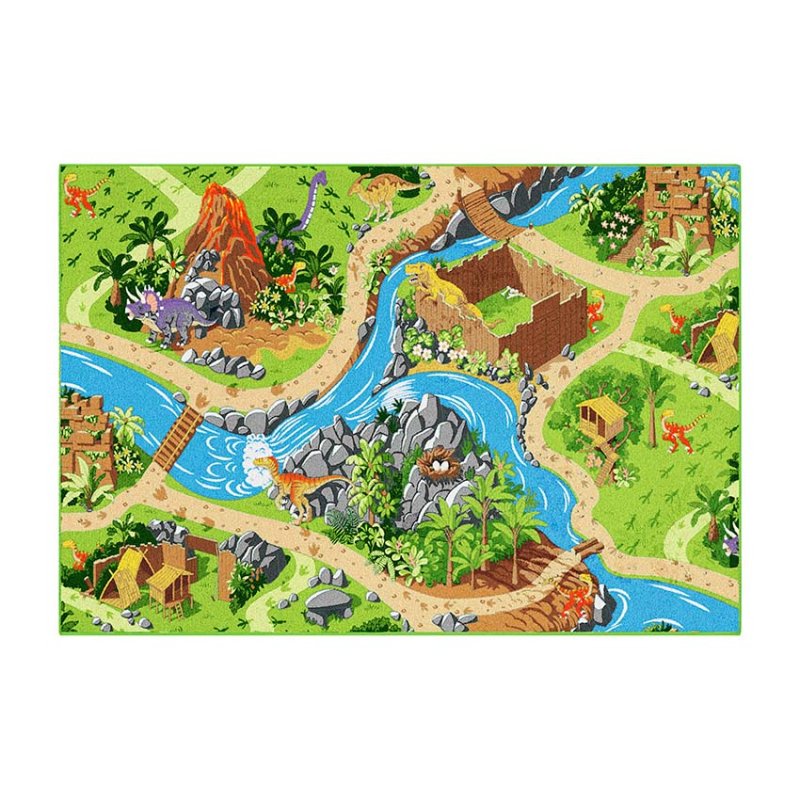 Rebel - Play rug - Dino world - 95 x 133 cm