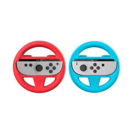 Wheel Duo Pack til Nintendo Switch II – 2 Rat til Joy-Con i Rød og Blå