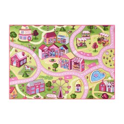Rebel - Playmat - Pink fairground - 95 x 133 cm